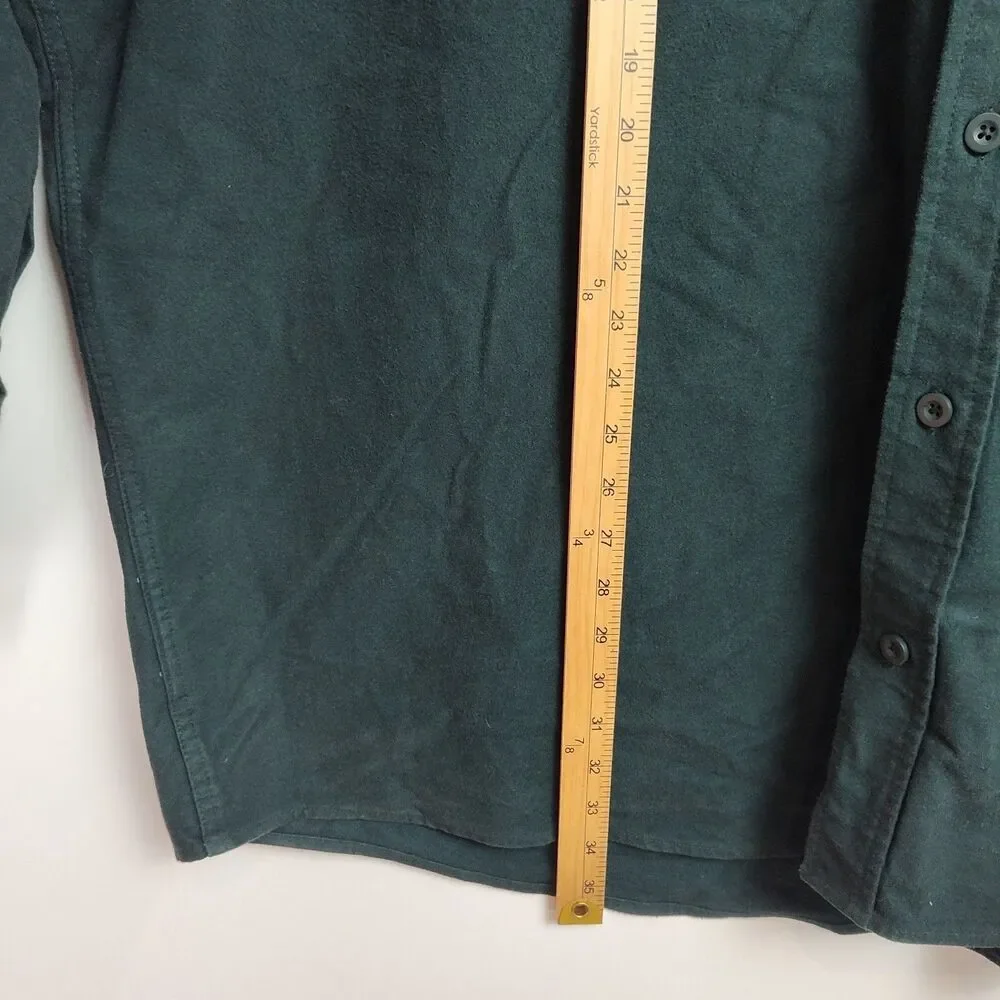 RedHead Button-Up Shirt Men's 4XL Green Heavy Long Sleeves Collared Pockets - Picture 5 of 9